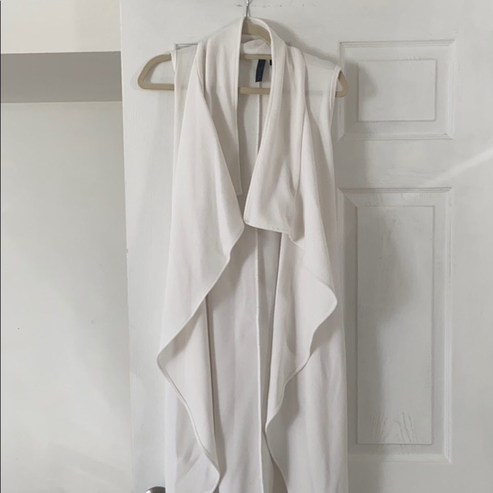 White Vest Duster